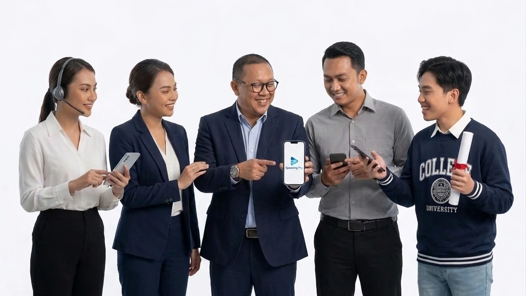 Coach Faisal Maulana berinteraksi dengan peserta Speaking PRO